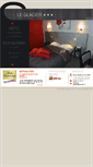 Mobile Screenshot of hotel-leglacier.com
